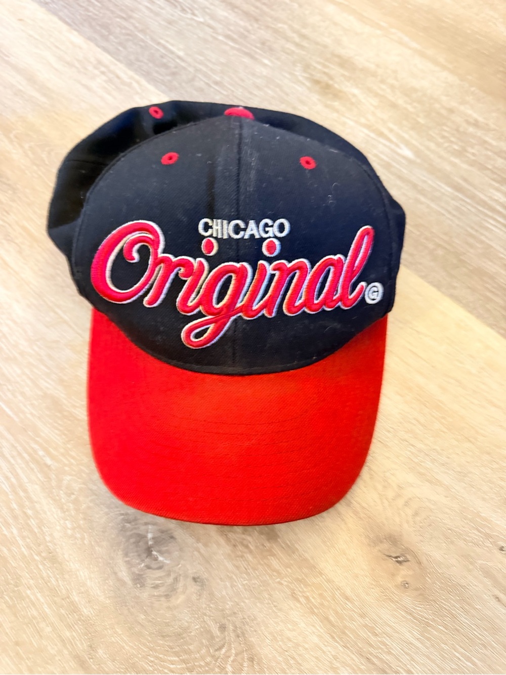 Kr3W Original Kids' Baseball Cap - Black & Red